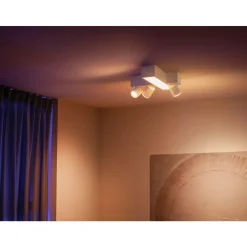 Kjøkkenbelysning Tak|Philips Hue>Philips Hue Centris taklampe med 3 spotlys White and colore ambiance - Hvit