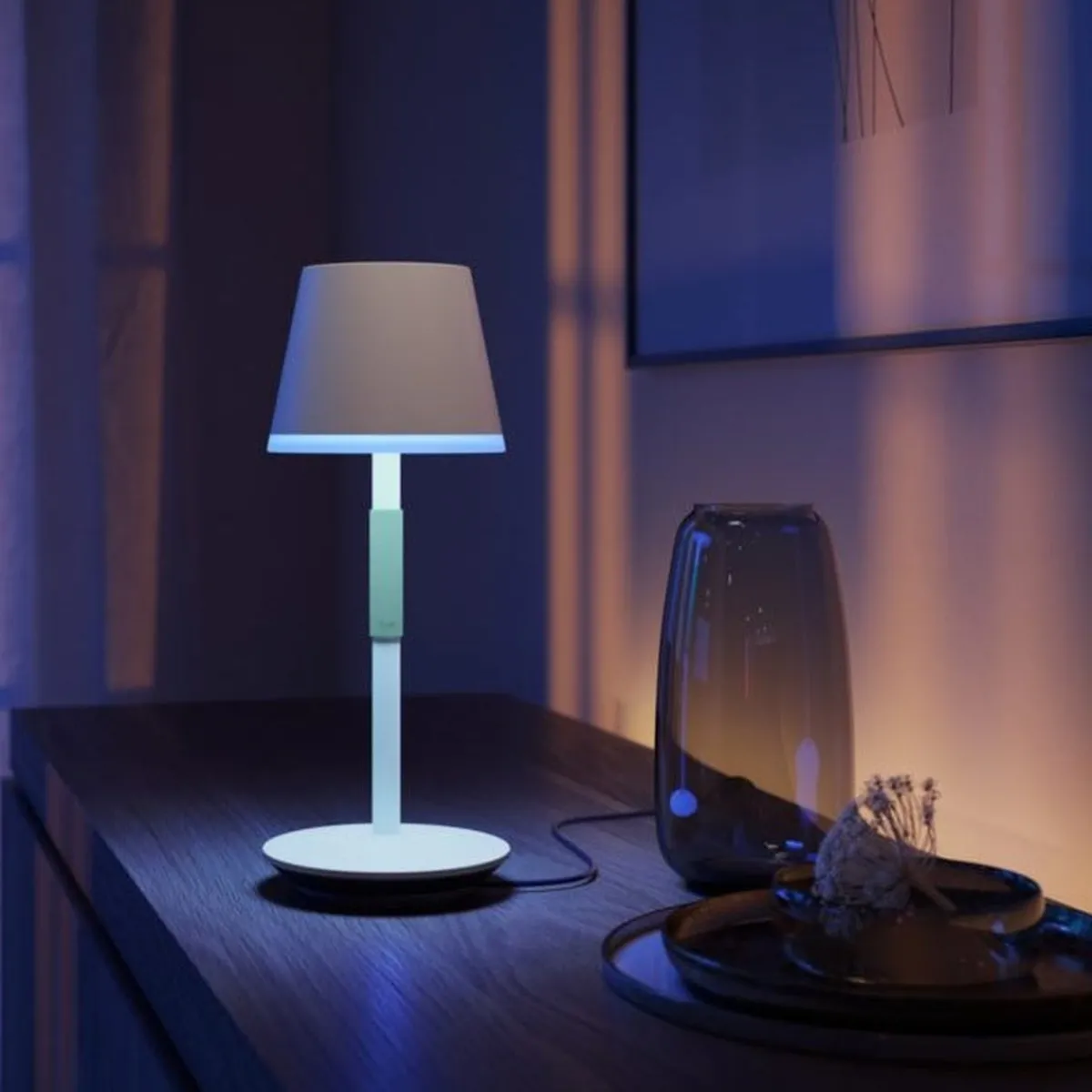 Oppladbare Bordlamper|Philips Hue>Philips Hue Go bærbar bordlampe oppladbar
