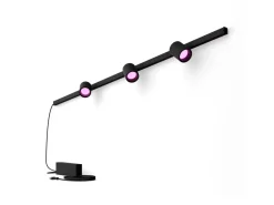 Led-Smartlyspærer|Kjøkkenbelysning Tak>Philips Hue smart Perifo spotskinne for vegg 3 spotter og 1,5 meter Hue White Color Ambiance