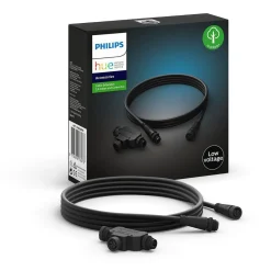 Philips Hue>Philips Hue Utendørs kabelforlenger 2,5 meter Svart