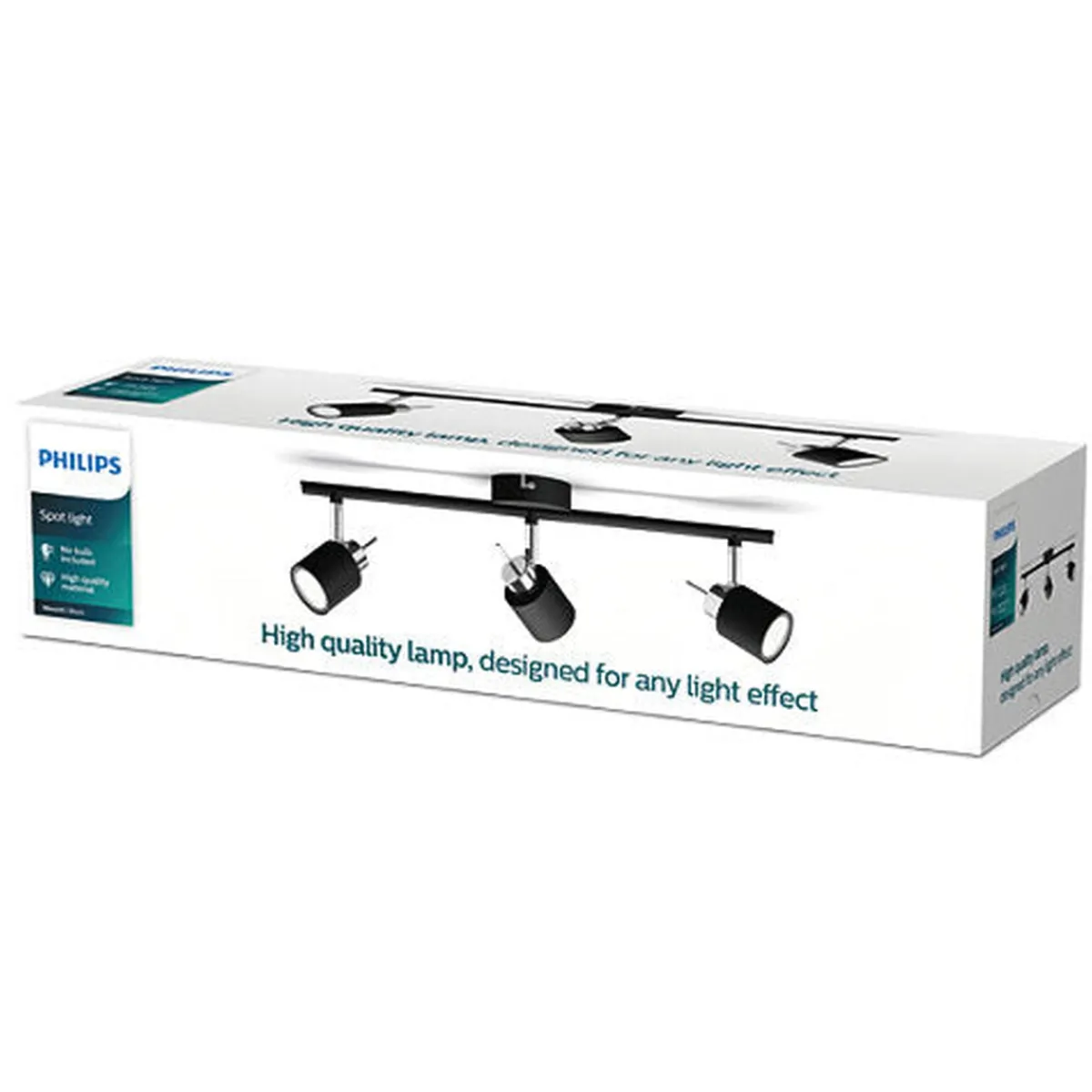 Kjøkkenbelysning Tak|Spotter & Skinner>Philips Meranti skinne med 3 spot GU10