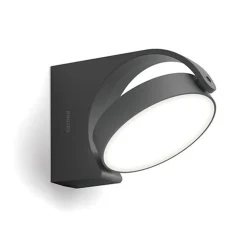 Utelamper - Veggskjold / Plafond>Philips Mimosa vegglampe utendørs 7W 2700K IP44 - Antrasitt