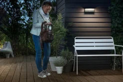 Utelamper Med Opp/Ned Lys>Philips myGarden Bustan vegglampe utendørs IP44 2x4,5W LED m/bevegelses sensor IR - Antrasitt