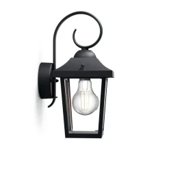 Utelamper - Klassiske Vegglamper>Philips myGarden Buzzard vegglampe, Svart