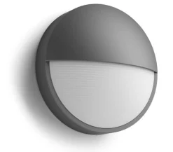 Utelamper - Veggskjold / Plafond>Philips myGarden Capricorn vegglampe utendørs IP44 6W LED - Antrasitt