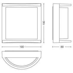 Utelamper - Veggskjold / Plafond><noscript><img width=