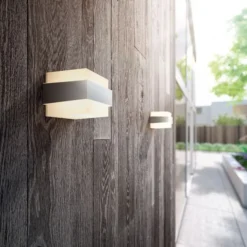 Utelamper Med Opp/Ned Lys>Philips myGarden Shovel vegglampe opp/ned utendørs - Rustfritt Stål