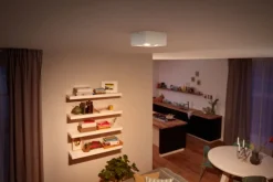 Kjøkkenbelysning Tak|Spotter & Skinner>Philips myLiving 4 lys takspot 4x4,5W warmglow - Hvit