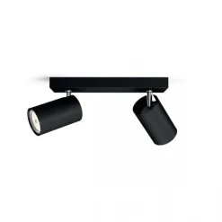 Kjøkkenbelysning Tak|Spotter & Skinner>Philips myLiving Kosipo dobbel takspot, matt Svart