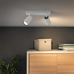 Kjøkkenbelysning Tak|Spotter & Skinner>Philips myLiving Paisley 2 spot GU10