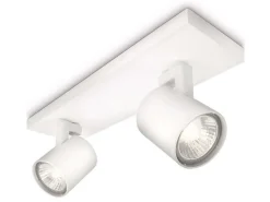 Kjøkkenbelysning Tak|Spotter & Skinner>Philips myLiving Runner dobbel spotskinne Hvit