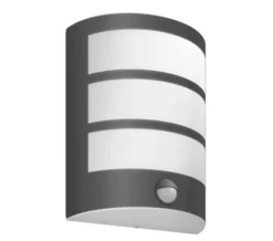 Utelamper - Veggskjold / Plafond>Philips Python vegglampe utendørs IP44 6W LED m/sensor - Antrasitt