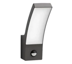 Utelamper - Veggskjold / Plafond>Philips Splay vegglampe utendørs IP44 12W LED m/sensor - Antrasitt