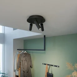 Kjøkkenbelysning Tak|Spotter & Skinner>Herstal Pipeline rund taklampe 3-lys