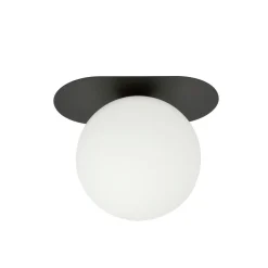 Kjøkkenbelysning Tak|Taklamper / Takplafonder>Emibig Plaza taklampe 1 lys - Svart/Opal