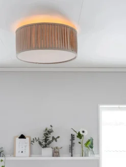 Kjøkkenbelysning Tak|Taklamper / Takplafonder>Pr home of Scandinavia Ab Plissè taklampe 45 - Natur