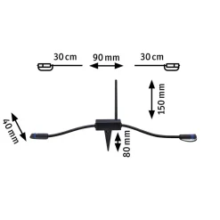 Plug & Shine System>Paulmann Plug & Shine Kontroller ekstra enhet - Uten fjernkontroll Svart