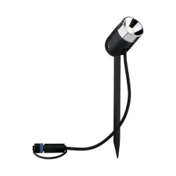 Spot På Spyd|Plug & Shine System>Paulmann Plug & Shine Pike spot med spyd 2,2W 3000 Kelvin IP65 Antrasitt
