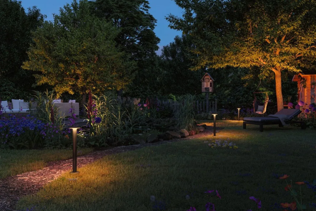 Plug & Shine System|Pullert>Paulmann Plug & Shine Plate pullert IP44 60 cm 6,1W 3000 Kelvin - 24 Volt Antrasitt