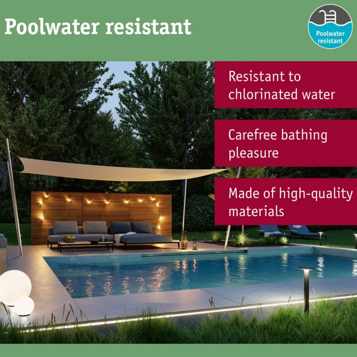 Spot På Spyd|Plug & Shine System>Paulmann Plug & Shine Platini spot med spyd 2W 3000 Kelvin IP65 - 3 pakning med strømforsyning Antrasitt