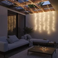 Spot På Spyd|Plug & Shine System>Paulmann Plug & Shine Yuna lyslenke 3000 Kelvin 12,4 meter IP44 2,5 Watt Svart