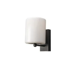 Utelamper - Klassiske Vegglamper>Konstsmide Portici vegglampe utendørs IP44 Svart