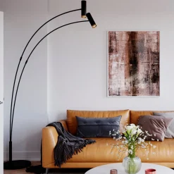 Interiørlamper Gulv>By Rydens Puls gulvlampe 2 lys Matt Hvit