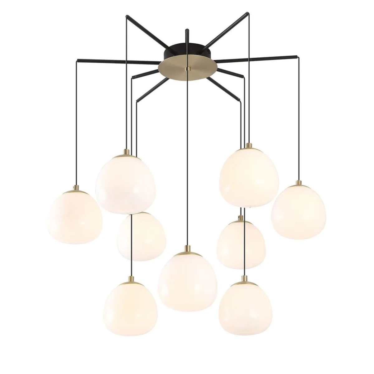 Kjøkkenbelysning Tak|Takpendler>Design by Grönlund Raindrop takpendel Messing / svart