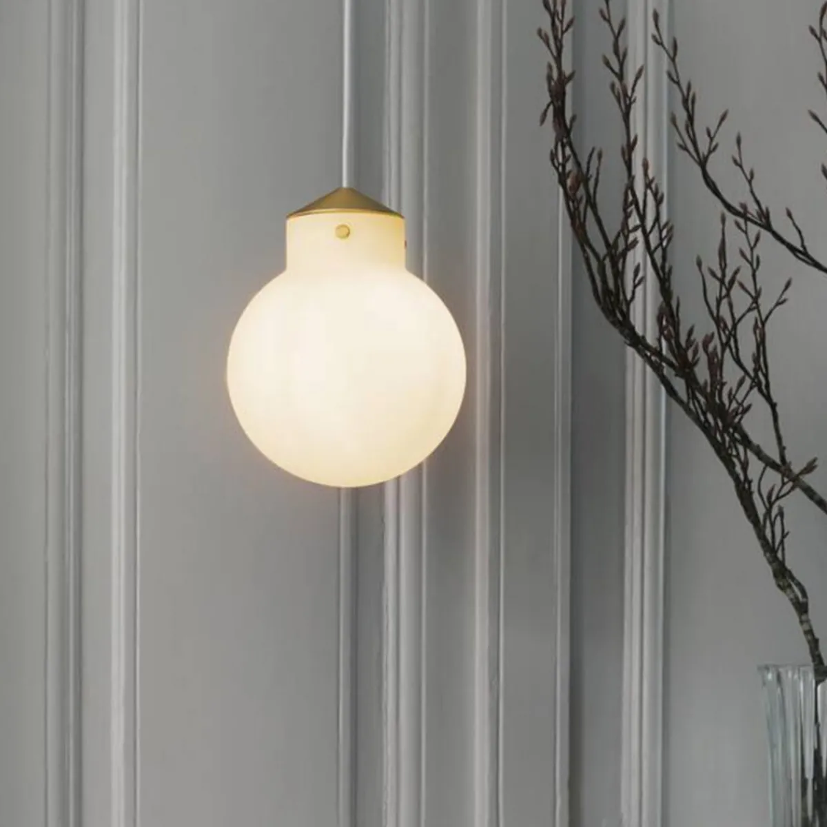 Kjøkkenbelysning Tak|Takpendler>DFTP Raito takpendel 30 rund - Opal Hvit