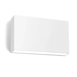 Utelamper Med Opp/Ned Lys>NorDesign Rapido K2 vegglampe utendørs opp/ned IP65 12W LED 3000K Dimbar - Hvit