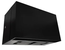 Utelamper Med Opp/Ned Lys>NorDesign Rapido K2 vegglampe utendørs Opp/ned med stikkontakt 12W LED 3000K - Svart