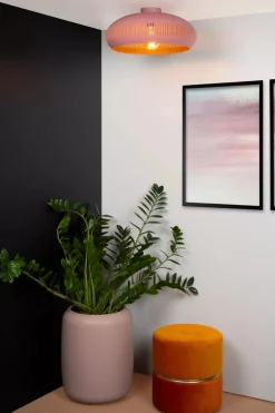 Barneromsbelysning|Kjøkkenbelysning Tak>Lucide Rayco taklampe 45 cm - Rosa