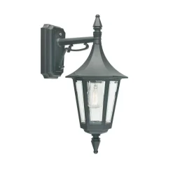 Lightup-Pris|Utelamper - Klassiske Vegglamper>Norlys Rimini vegglampe utendørs ned IP54 Svart