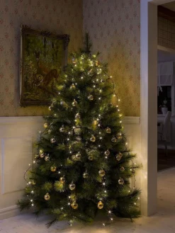 Juletrelys Inne>Konstsmide Ring slynge for juletre 5x50 LED 300 cm - Amber