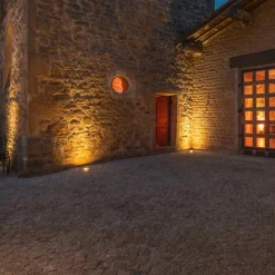 Uplights>Slv Rocci 125 rund nedfellbar uplight 6W 3000 Kelvin IP67 Rustfritt stål