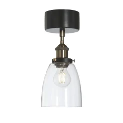 Kjøkkenbelysning Tak|Taklamper / Takplafonder>Pr home of Scandinavia Ab Rock taklampe - Svart/Klar Svart / Klar