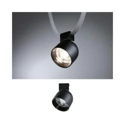 Uline Beltesystem>Paulmann Ronde spot til ULine belte system 7W 3000 Kelvin Svart