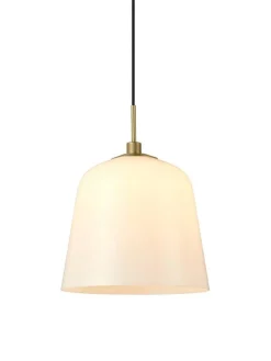 Takpendler|Kjøkkenbelysning Tak>Halo Designs Room 49 takpendel 30 cm - Opal/Antikk messing Messing / Opal