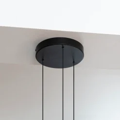 Tilbehør Lamper|Pendeloppheng>Umage Rosette Mini 3 pendeloppheng - Svart