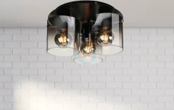 Kjøkkenbelysning Tak|Taklamper / Takplafonder>Ms - belysning Roxy taklampe - farget Røyk