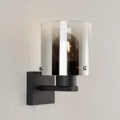 Interiørlamper>Ms - belysning Roxy vegglampe - Svart/Røykfarget