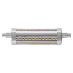 Led-Pærer R7 Sokkel>Slv R7S sokkel 118mm 15W 3000 kelvin Ra90 - Dimbar Hvit