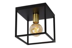 Kjøkkenbelysning Tak|Taklamper / Takplafonder>Lucide Ruben taklampe - Svart