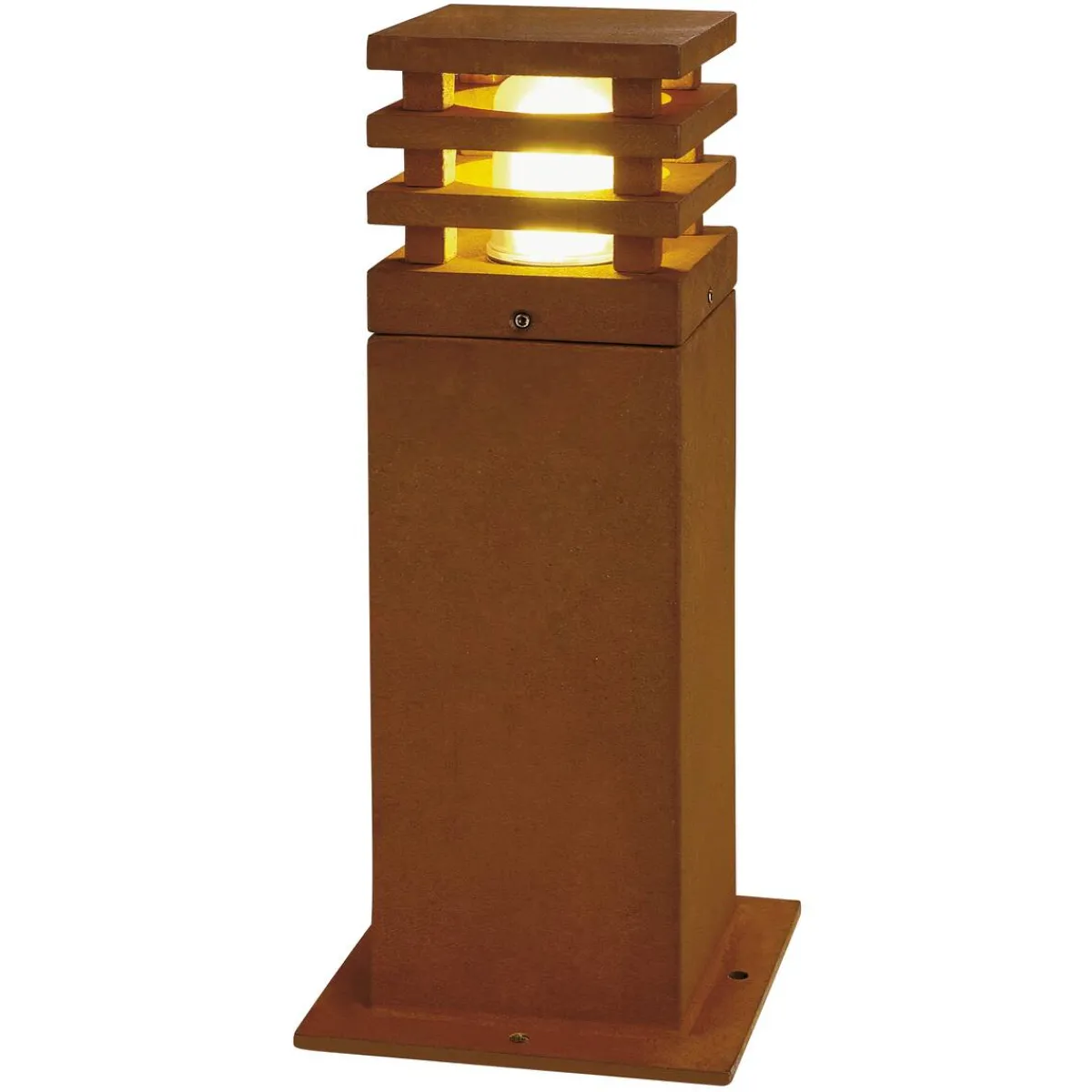 Pullert>Slv y square pullert 40 cm IP55 Rust