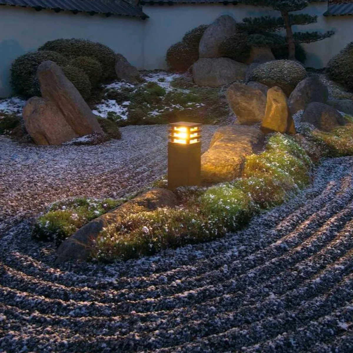 Pullert>Slv y square pullert 40 cm IP55 Rust