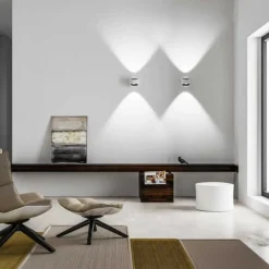 Utelamper Med Opp/Ned Lys|Baderomsbelysning Vegg><noscript><img width=