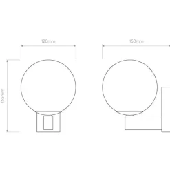 Baderomsbelysning Vegg><noscript><img width=