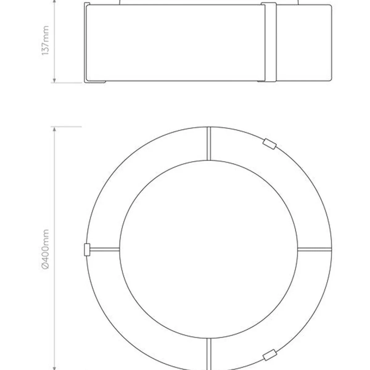 Kjøkkenbelysning Tak|Taklamper / Takplafonder>Astro Lighting Salina 400 taklampe
