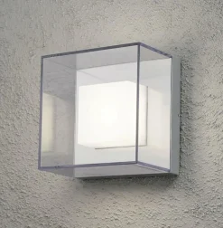 Utelamper - Veggskjold / Plafond>Konstsmide Sanremo vegglampe 9W LED - Klar