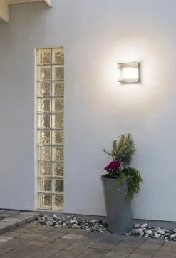 Utelamper - Veggskjold / Plafond>Konstsmide Sanremo vegglampe 9W LED - Klar